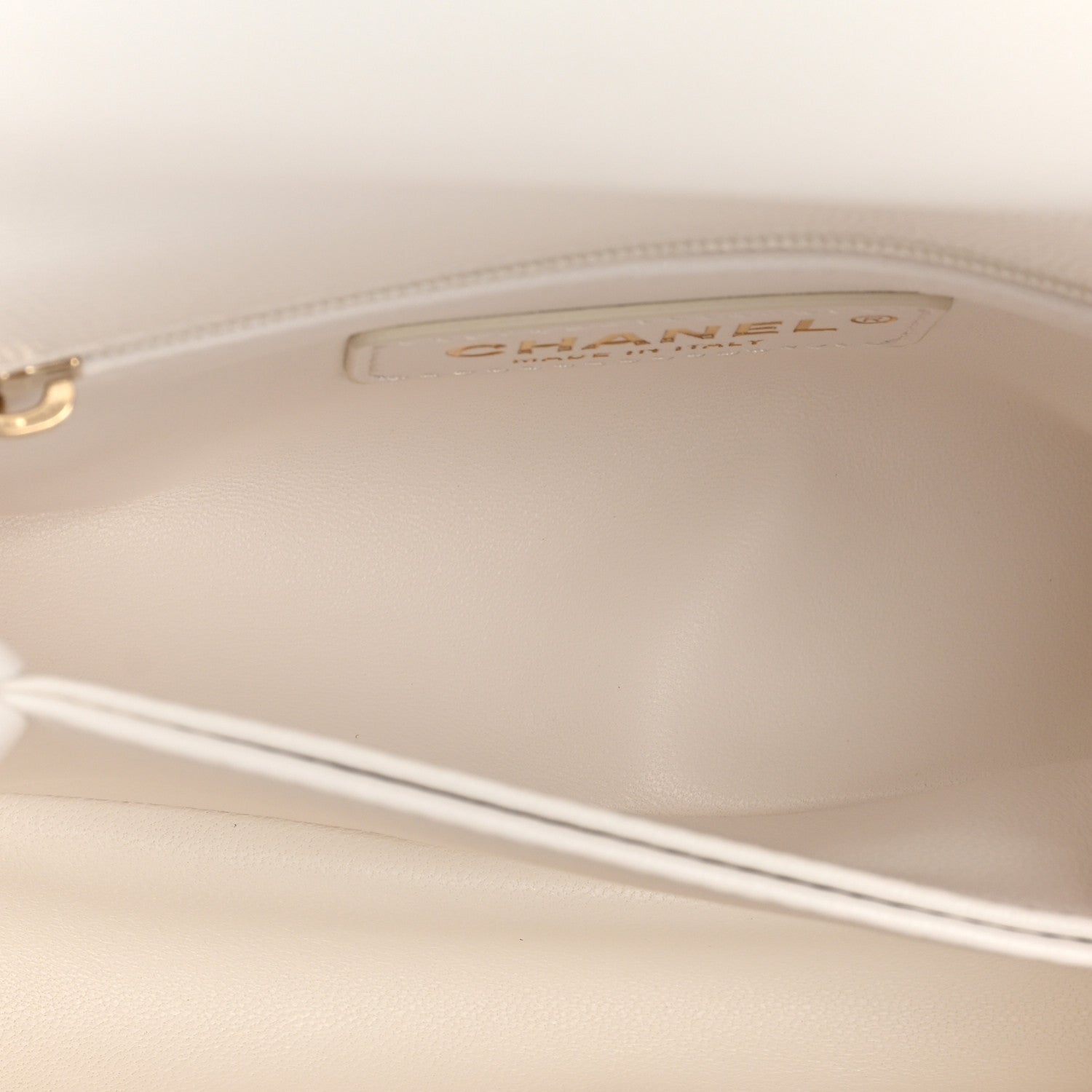 Chanel Caviar Quilted Extra Mini Coco Handle Flap White 6 of 10