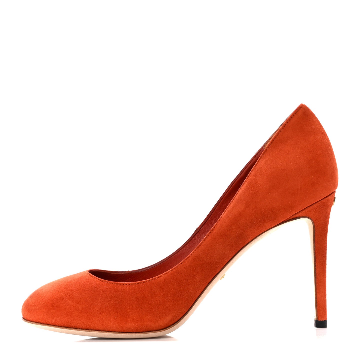 Kid Scamosciato Interlocking G Jennifer Pumps 38.5 New Rust
