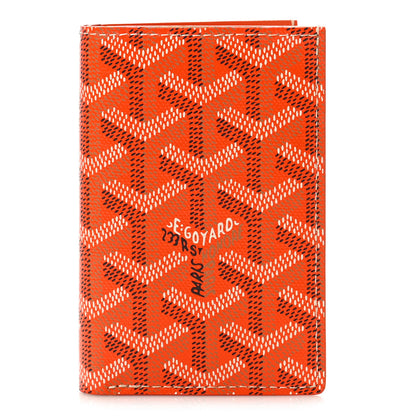 Goyard Goyardine Saint Pierre Card Holder Orange 1 of 9