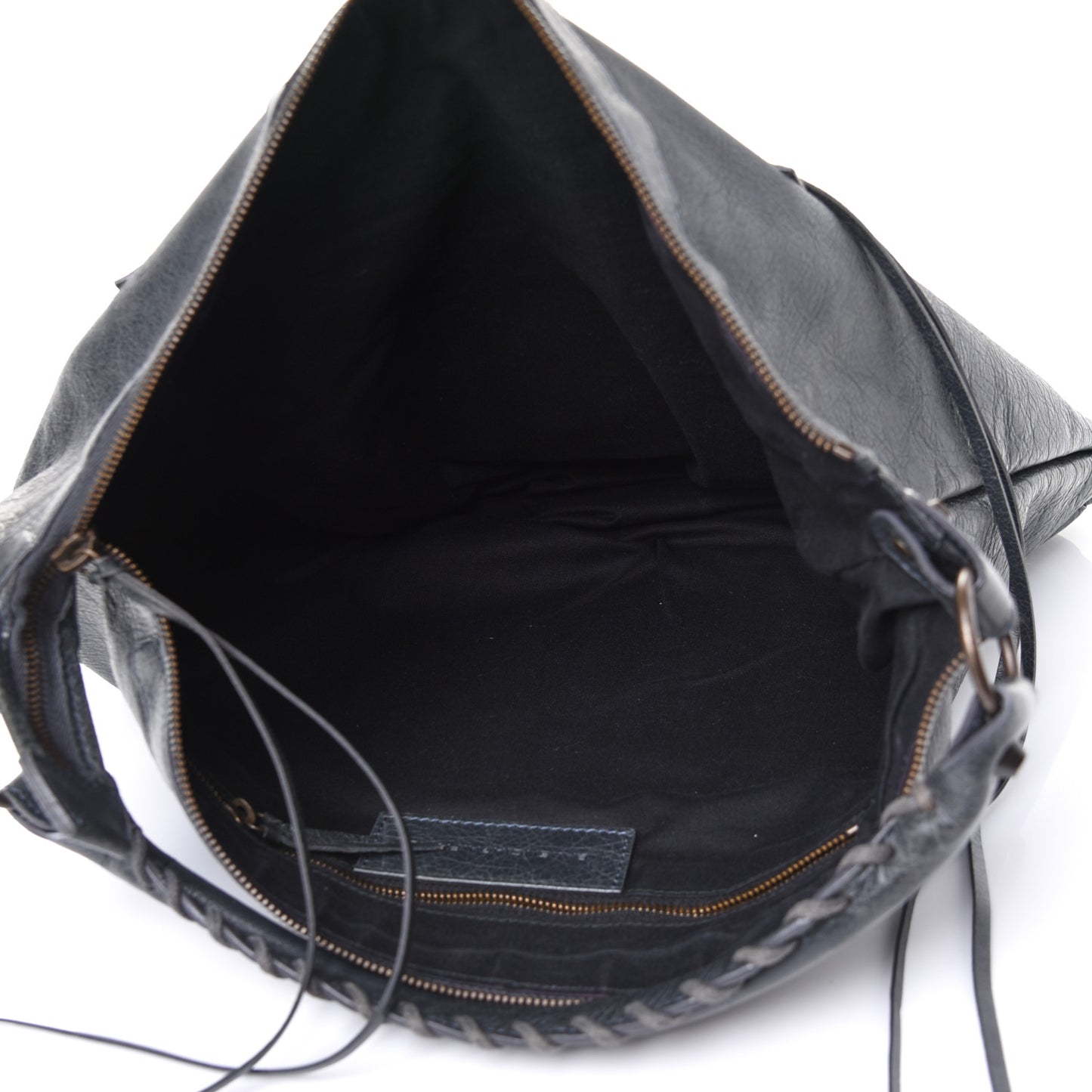 Agneau Classic Hardware Day Hobo Anthracite