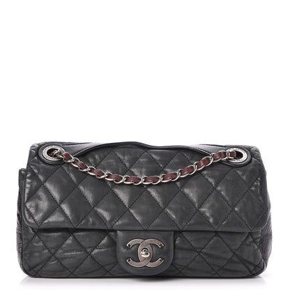 Chanel Iridescent Calfskin Medium In The Mix Flap Black 1 of 9