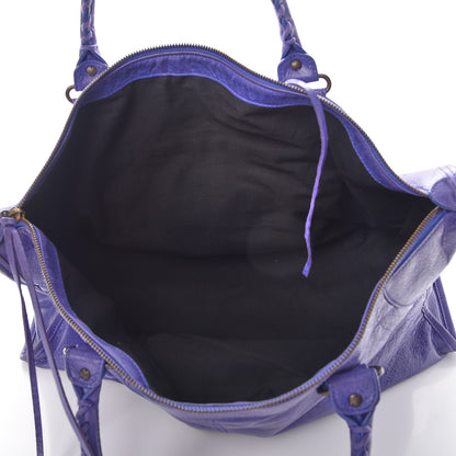 Balenciaga Agneau Classic Hardware Work Bleu Lavande 5 of 8