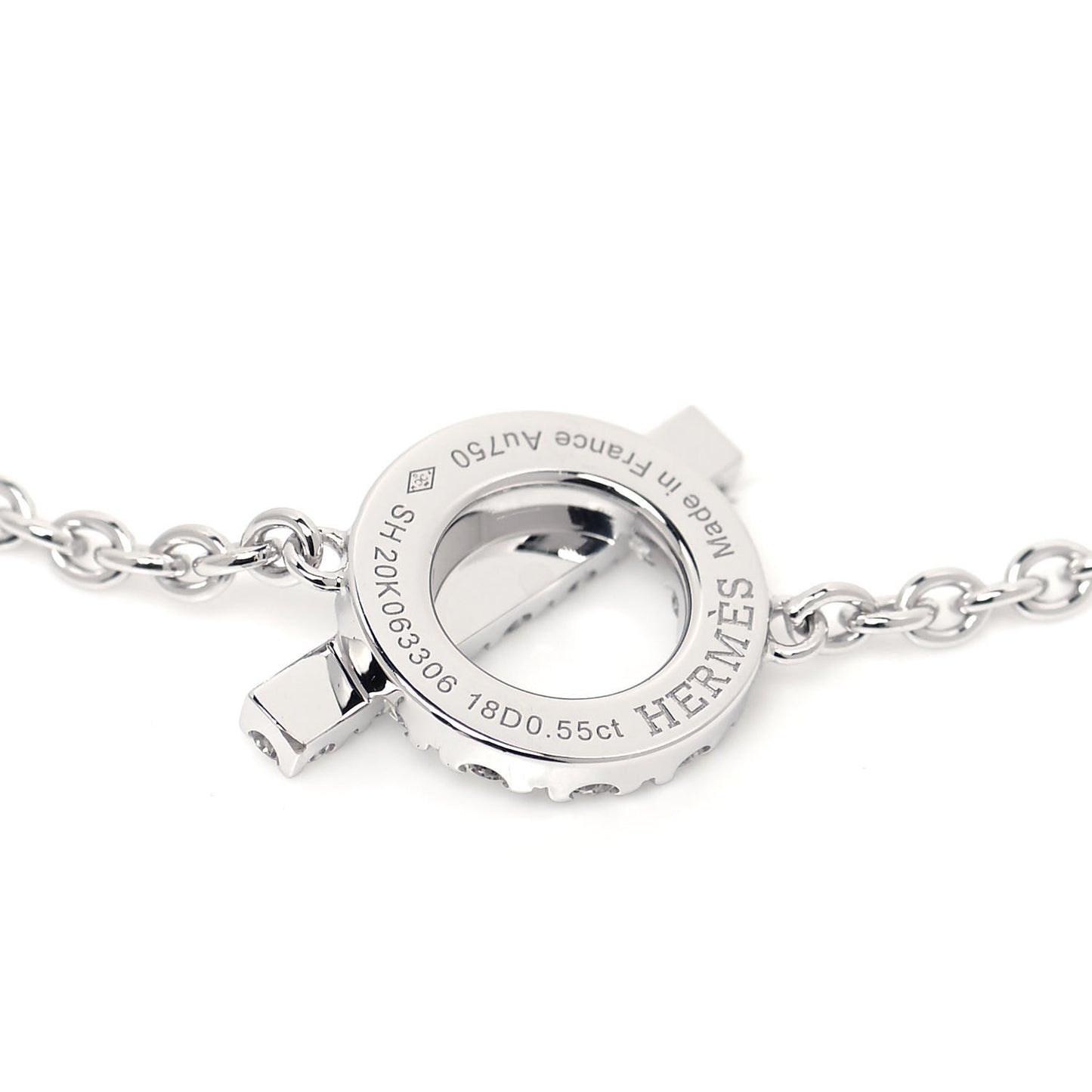 18K White Gold Diamond Finesse Bracelet ST