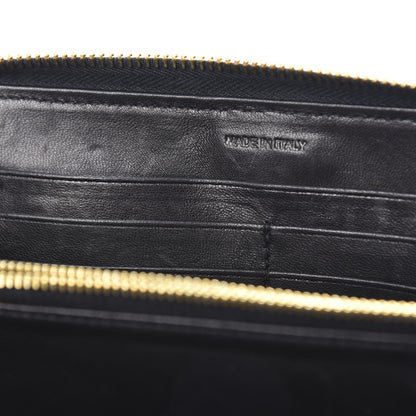 Prada Nappa Gaufre Zip Around Wallet Black 8 of 10