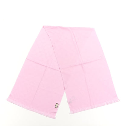 Gucci Wool Silk GG Monogram GGNat Scarf Rose 2 of 4
