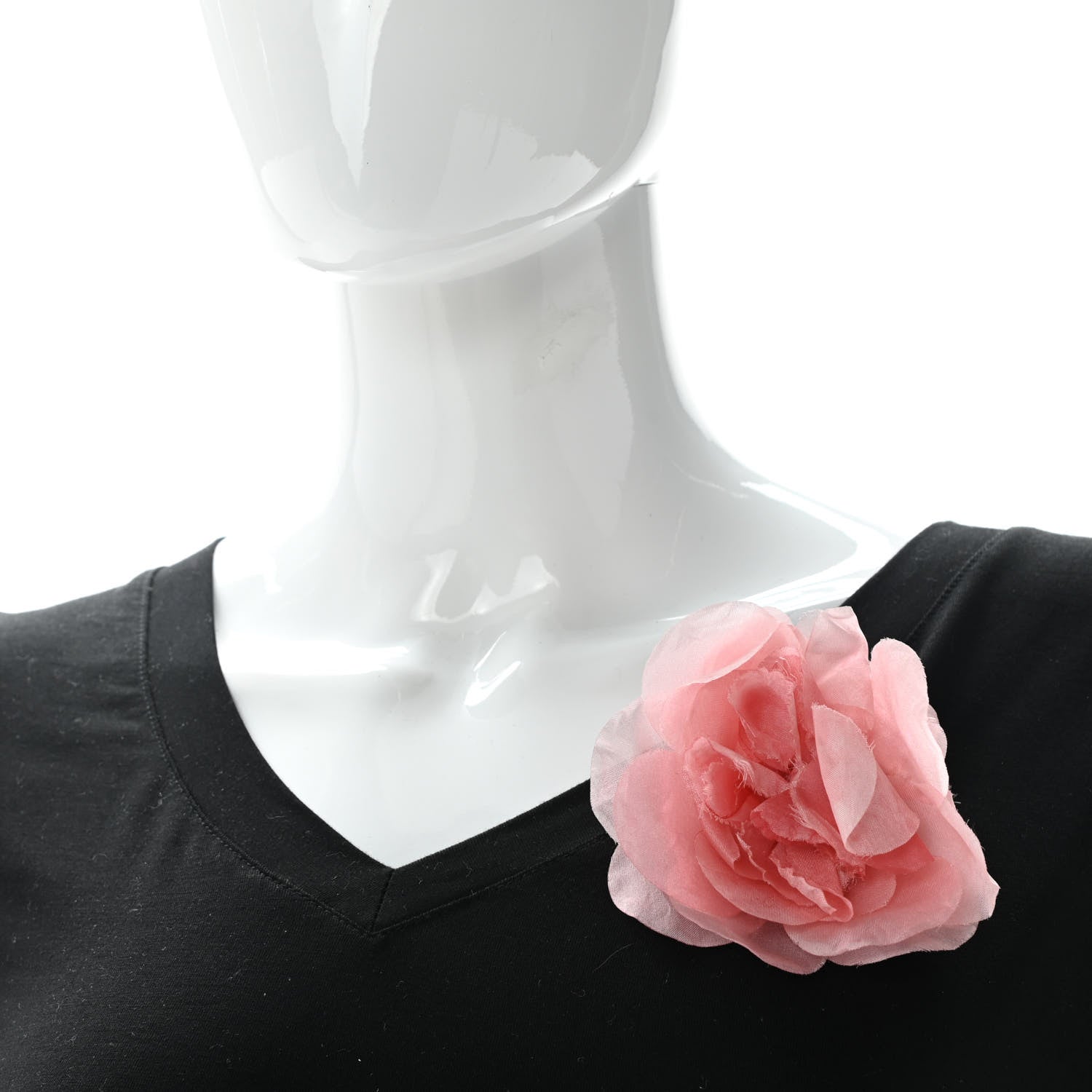 Gucci Fabric Flower Brooch Pink 3 of 4