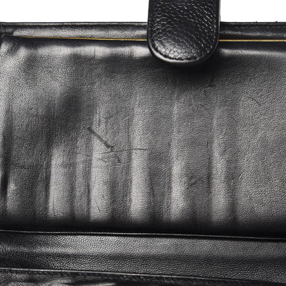 Chanel Caviar Timeless CC French Wallet Black 12 of 14