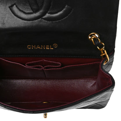 Chanel Lambskin Quilted Small Single Flap Bag Black 5 of 14