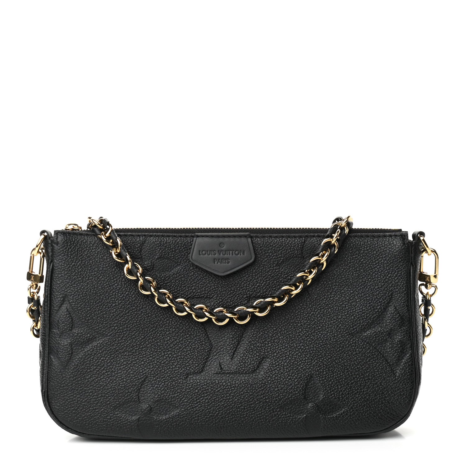 Louis Vuitton Empreinte Monogram Giant Multi Pochette Accessories Large Pochette Black 1 of 8