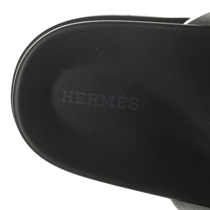 Hermes Calfskin Womens Chypre Sandals 38 White 7 of 8