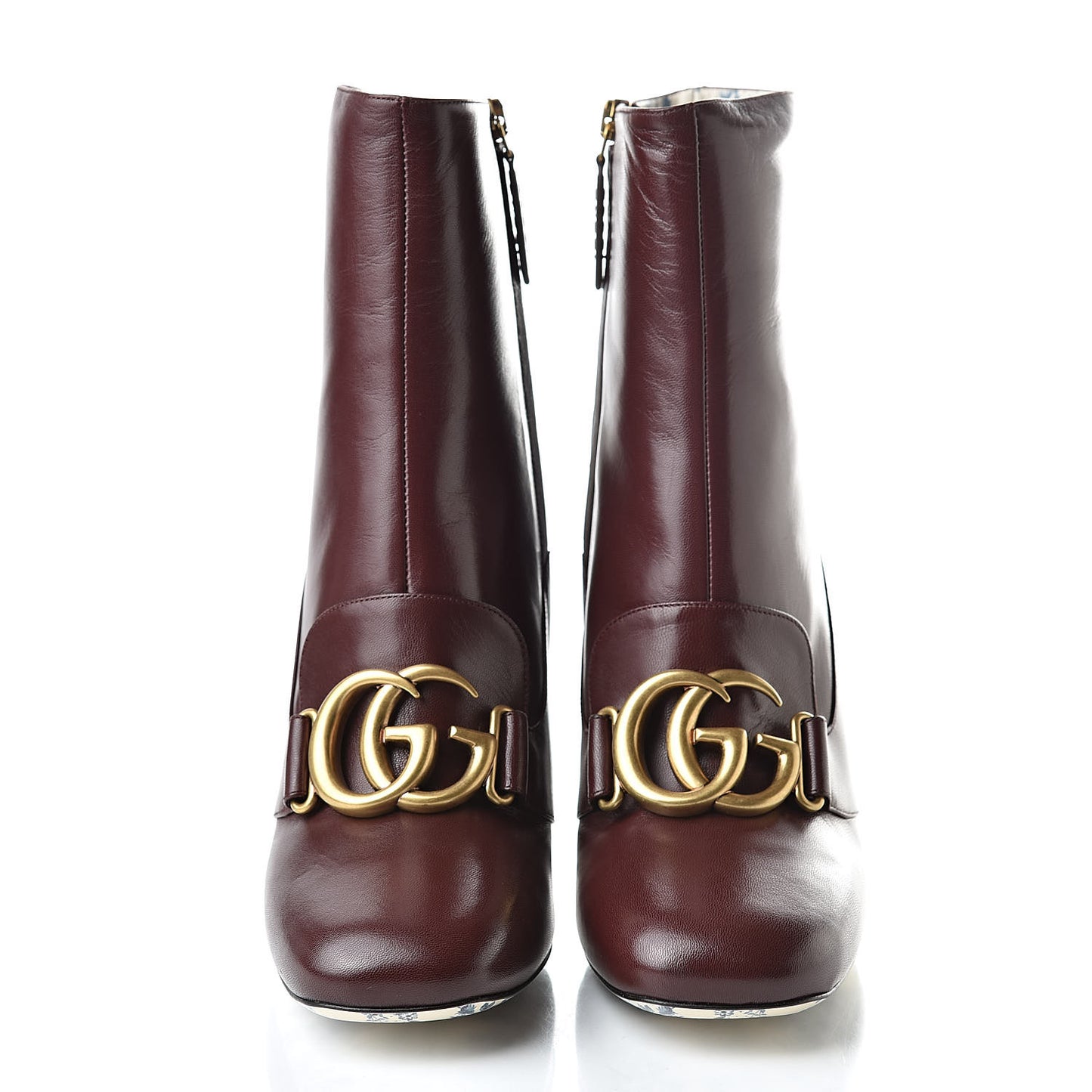 Malaga Kid GG Victoire 95mm Ankle Boots 38 Vintage Bordeaux