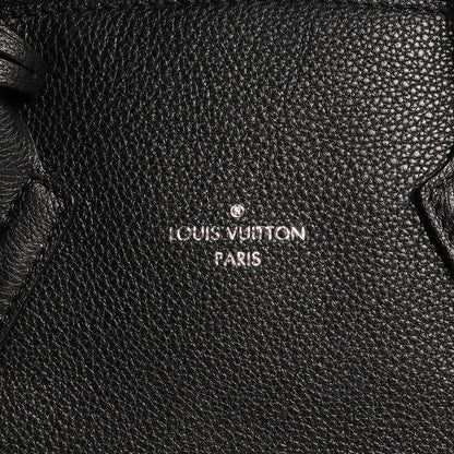Louis Vuitton Veau Cachemire Soft Lockit MM Black 5 of 9