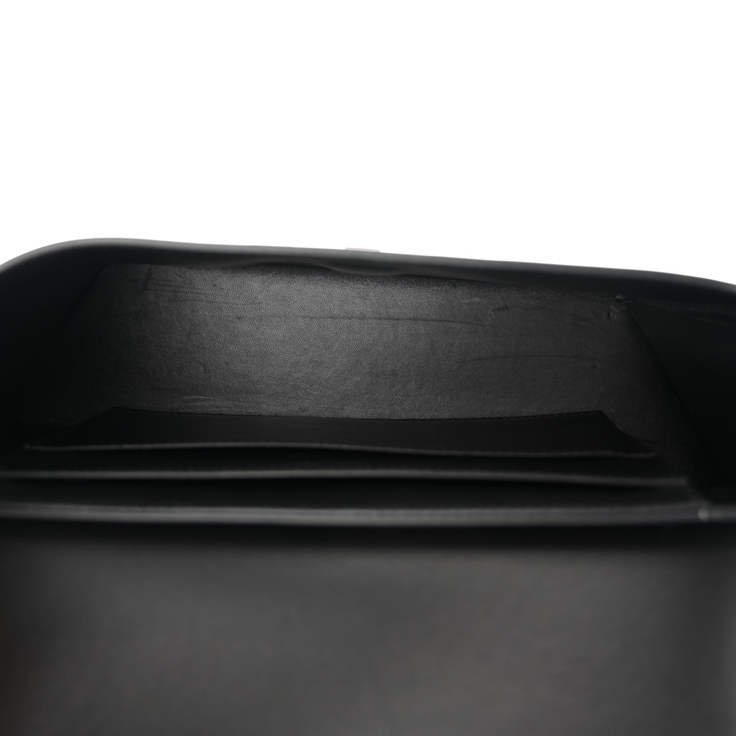 Salvatore Ferragamo Calfskin Geometric Shoulder Bag Black 5 of 9