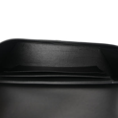 Salvatore Ferragamo Calfskin Geometric Shoulder Bag Black 5 of 9