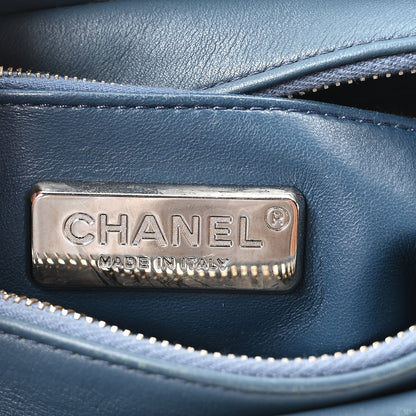 Chanel Snakeskin Small Gabrielle Hobo Blue 6 of 10