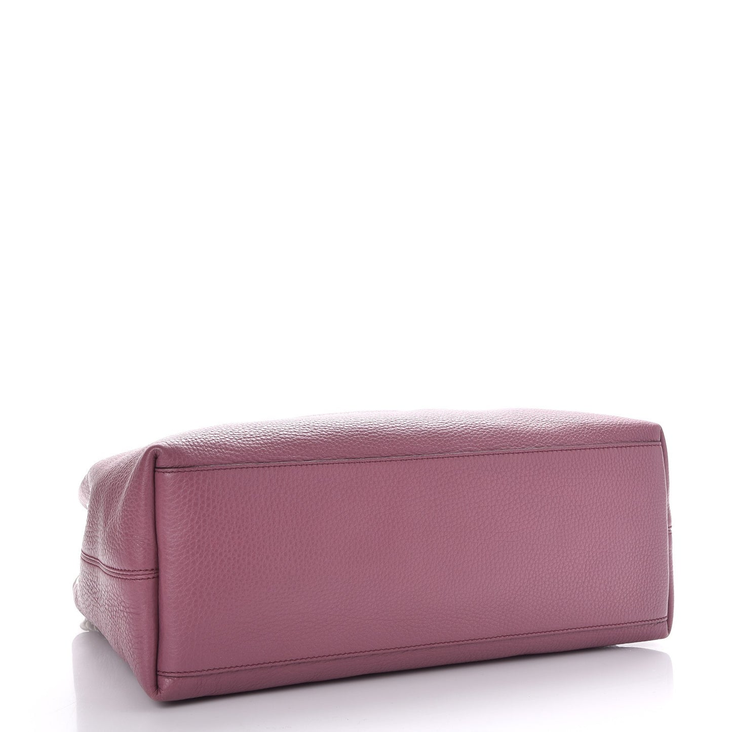 Pebbled Calfskin Medium Soho Chain Shoulder Bag Peonia Flower