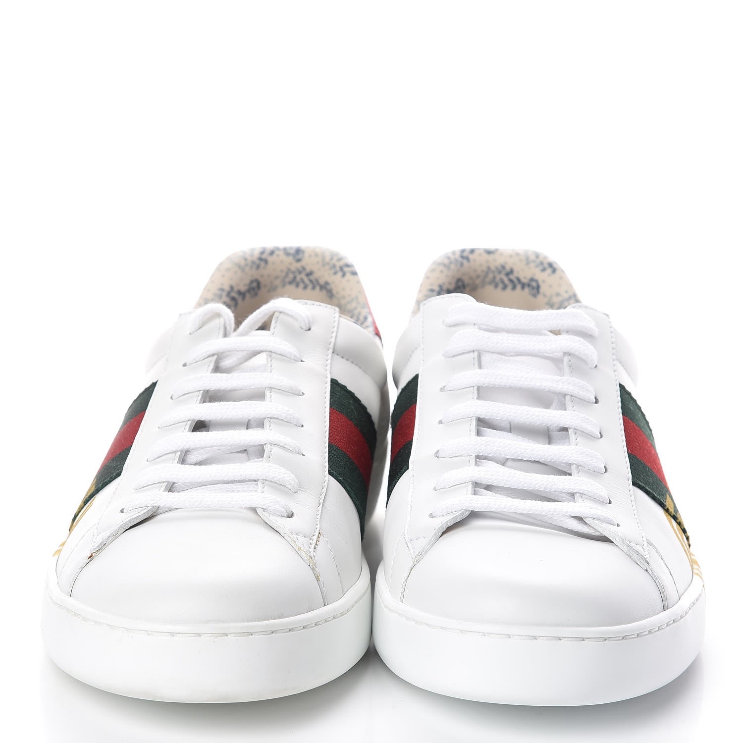Gucci X SEGA Calfskin Web Guccy Mens Ace Sneakers 8.5 White 2 of 8
