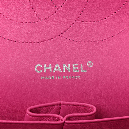 Chanel Iridescent Caviar Quilted Jumbo Double Flap Pink 5 of 13