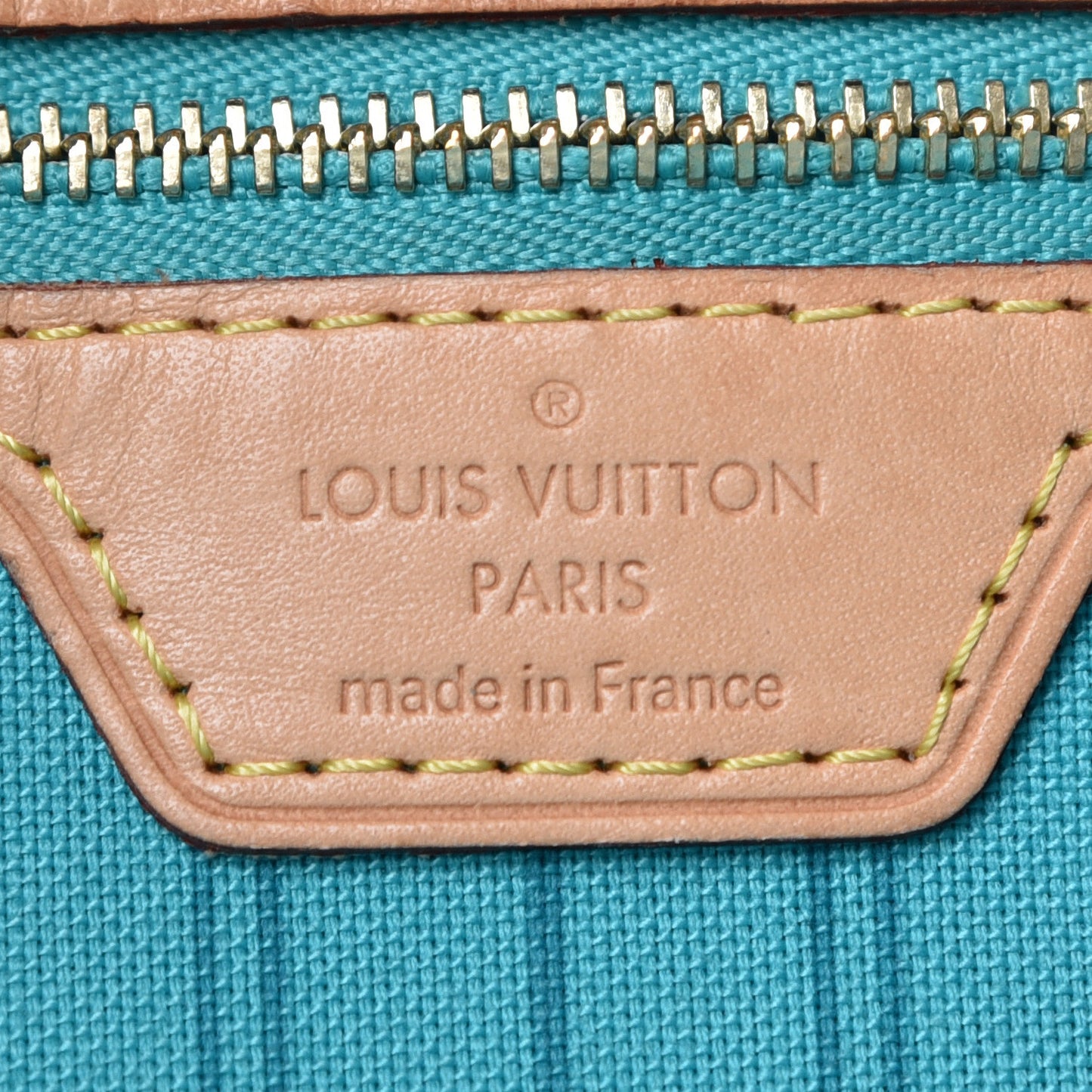 Monogram V Neverfull MM Turquoise