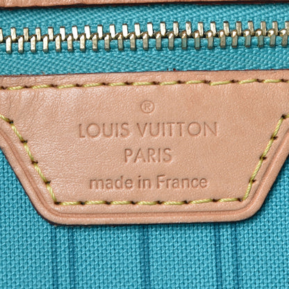Louis Vuitton Monogram V Neverfull MM Turquoise 6 of 19