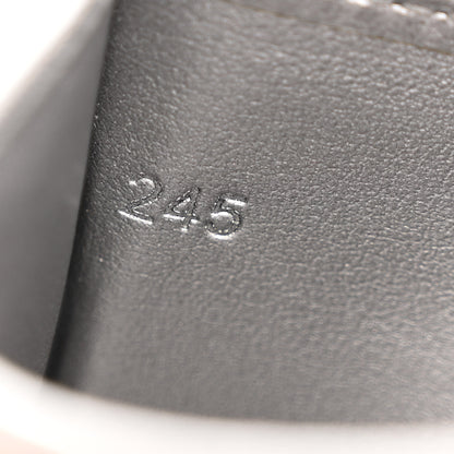 Miu Miu Crocodile Embossed Card Holder Silver 8 of 12