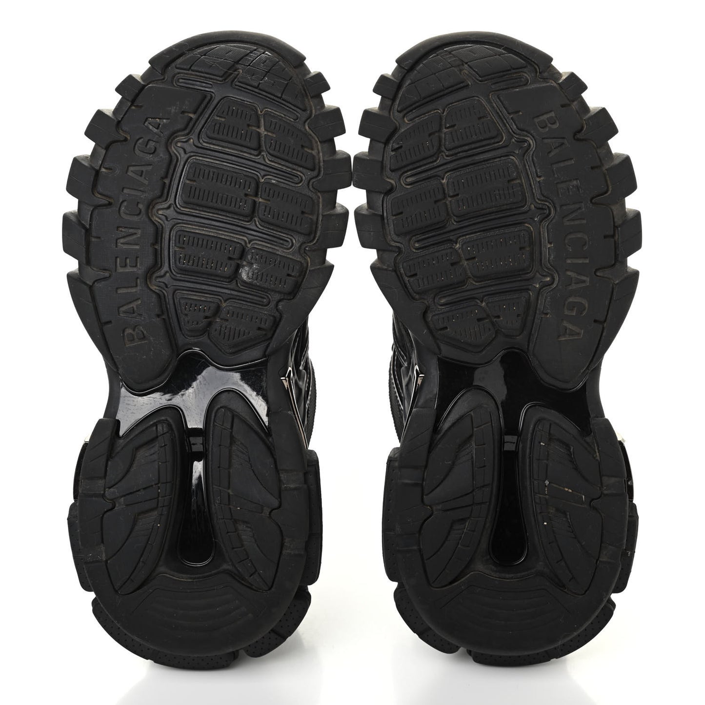 Rubber Mesh Womens Track.2 Open Sneakers 39 Black