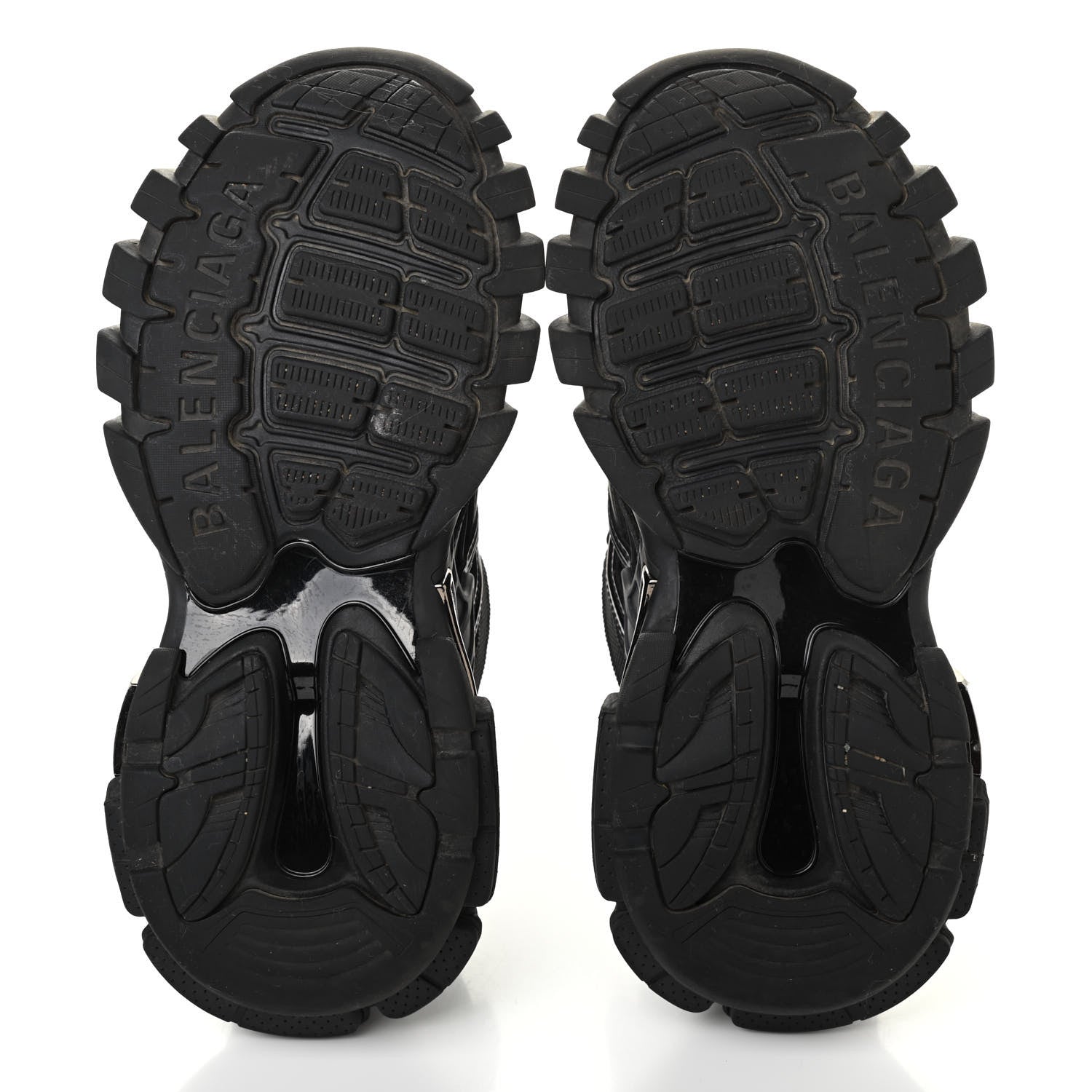 Balenciaga Rubber Mesh Womens Track.2 Open Sneakers 39 Black 5 of 16