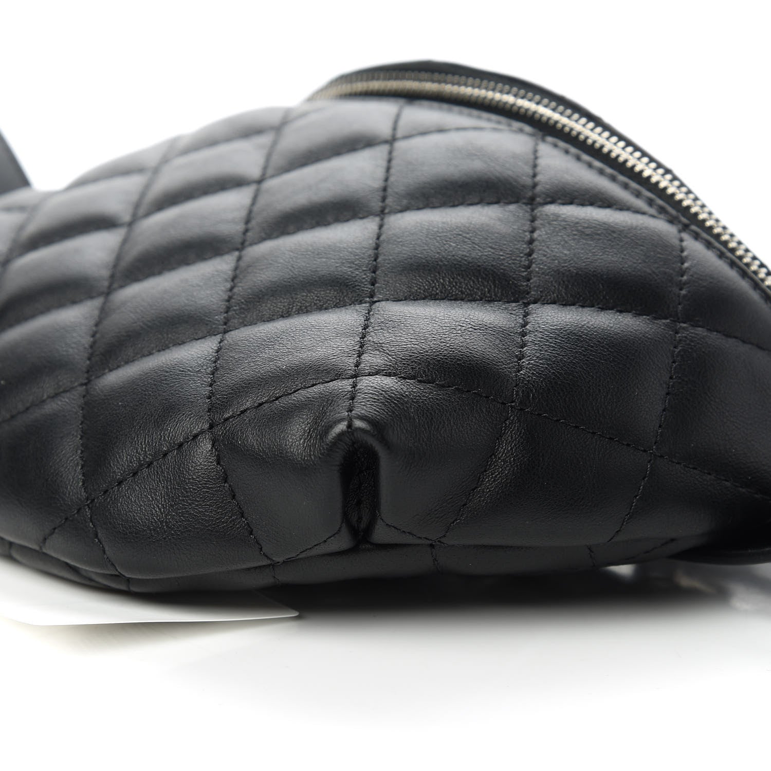 Chanel Calfskin Quilted Waist Belt Bag Black 7 of 10