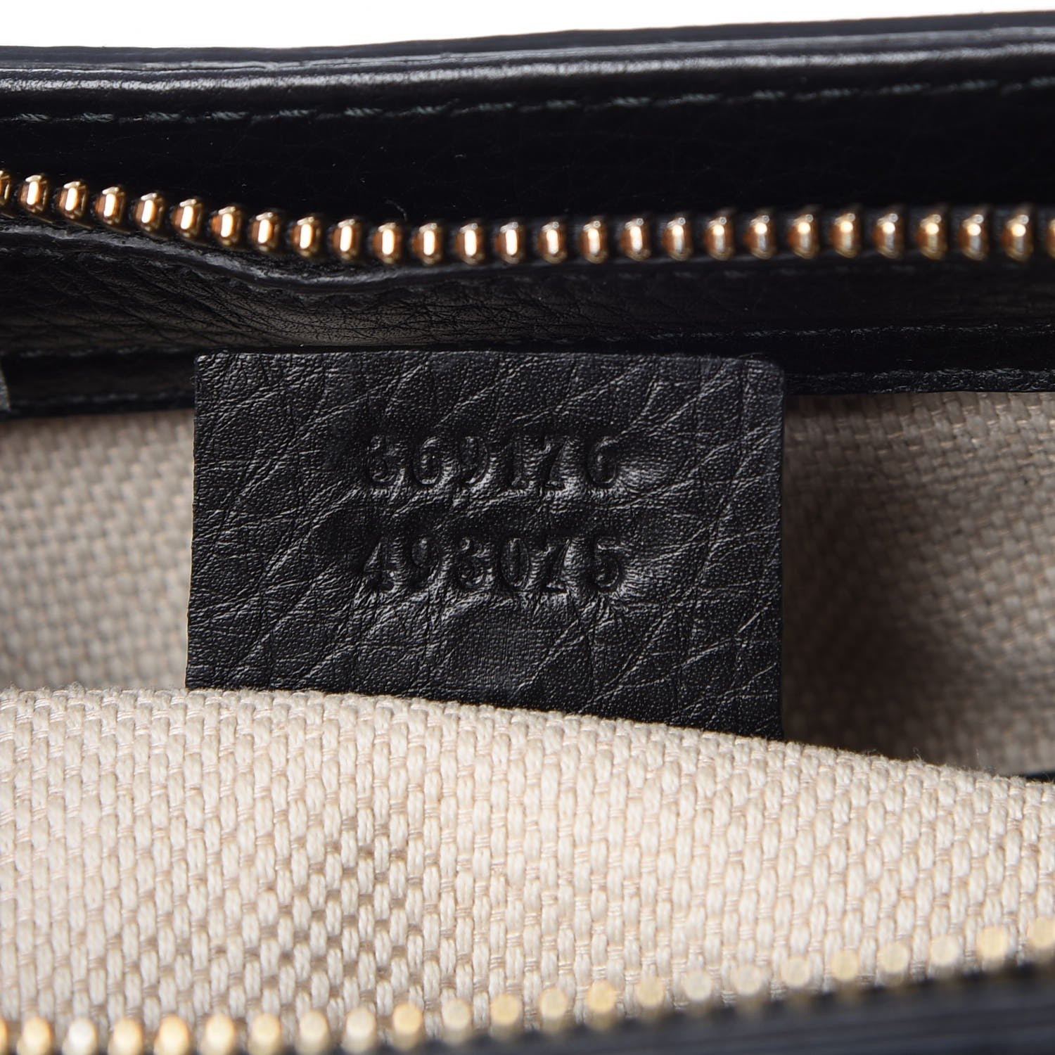 Gucci Pebbled Calfskin Small Soho Top Handle Bag Black 7 of 8