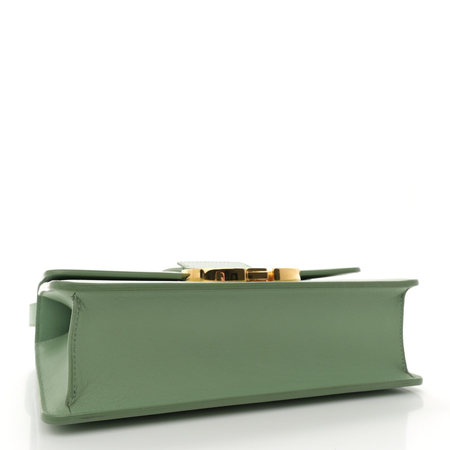 Smooth Calfskin 30 Montaigne Flap Bag Mint Green