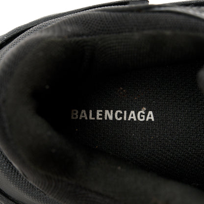 Balenciaga Fabric Mesh Womens Triple S Sneakers 37 Black 8 of 9