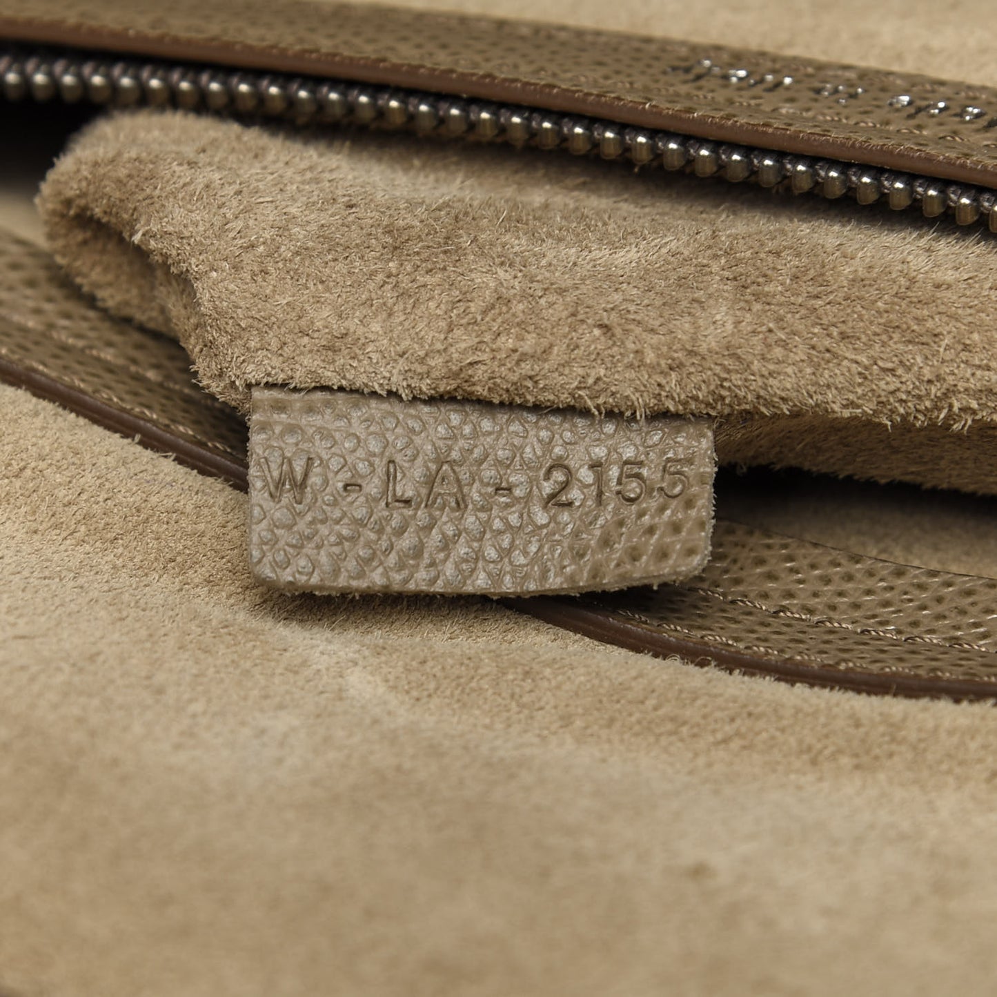 Grained Calfskin Medium Phantom Luggage Taupe