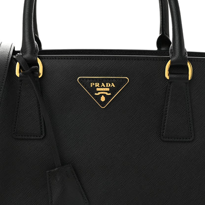 Prada Saffiano Lux Medium Tote Black 8 of 10