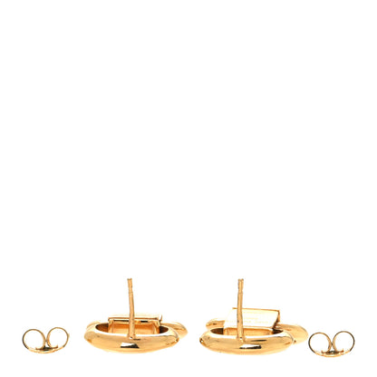 Louis Vuitton Metal Pure LV Earrings Gold 3 of 4