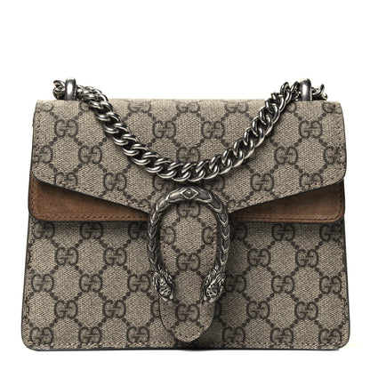 Gucci GG Supreme Monogram Mini Dionysus Shoulder Bag Taupe 1 of 4