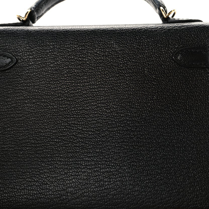 Hermes Chevre Mysore Mini Kelly Sellier 20 Black 11 of 12