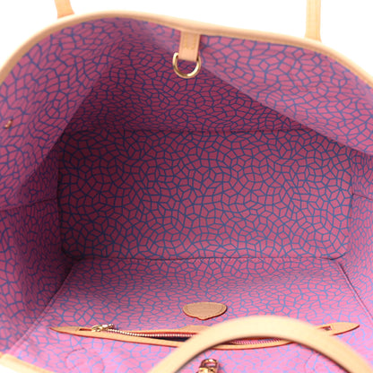 Louis Vuitton LV X YK Monogram Kusama Pumpkin Neverfull MM 5 of 10