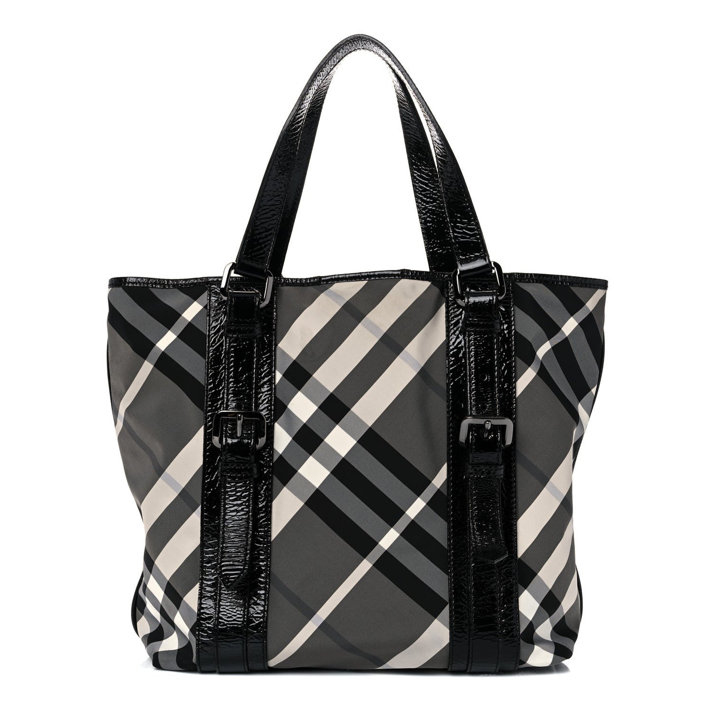 Nylon Beat Check Victoria Tote Black