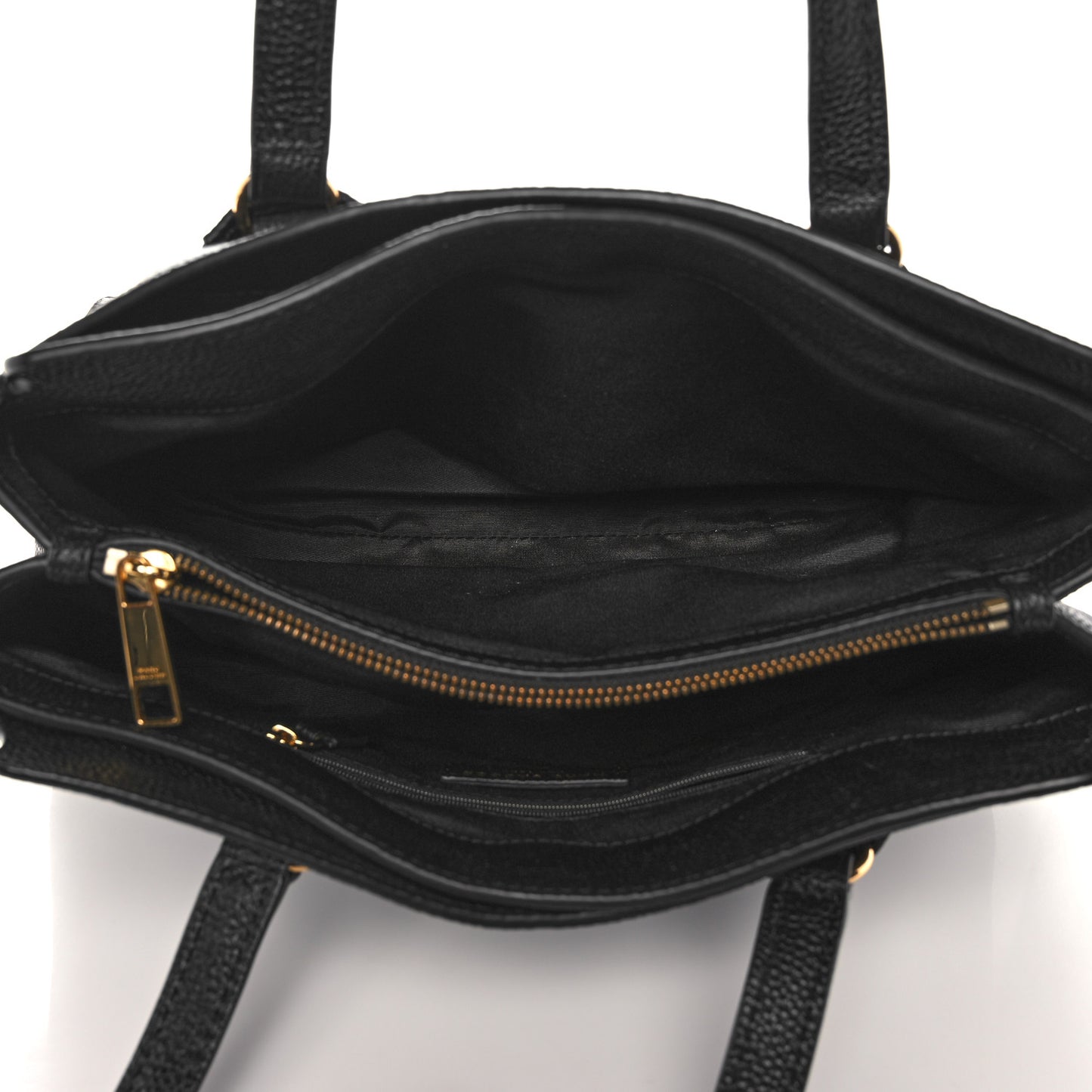 Pebbled Calfskin Tote Black