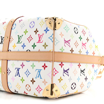 Louis Vuitton LV X TM Monogram Multicolor Keepall Bandouliere 45 White 8 of 8