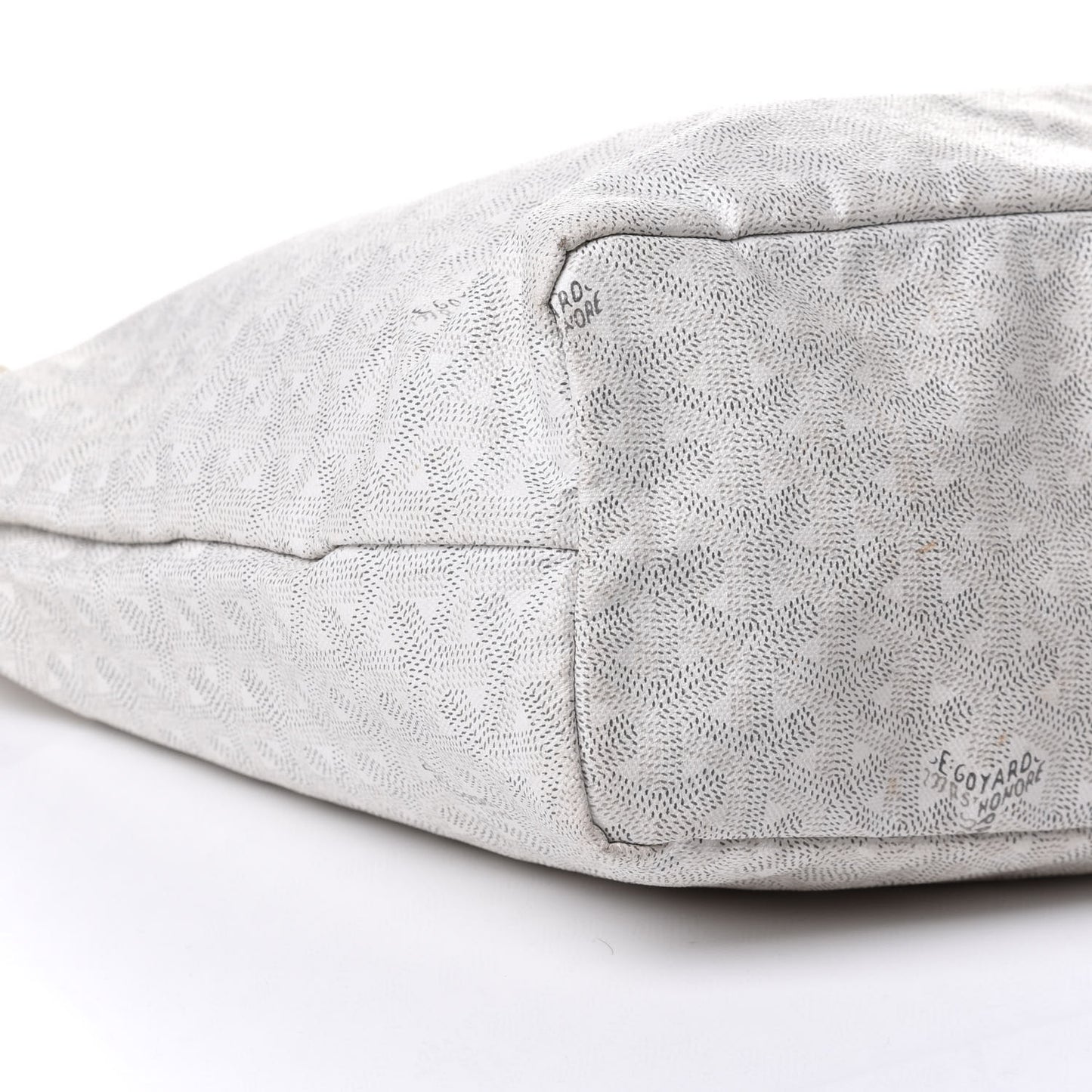 Goyardine Fidji Zip Hobo White