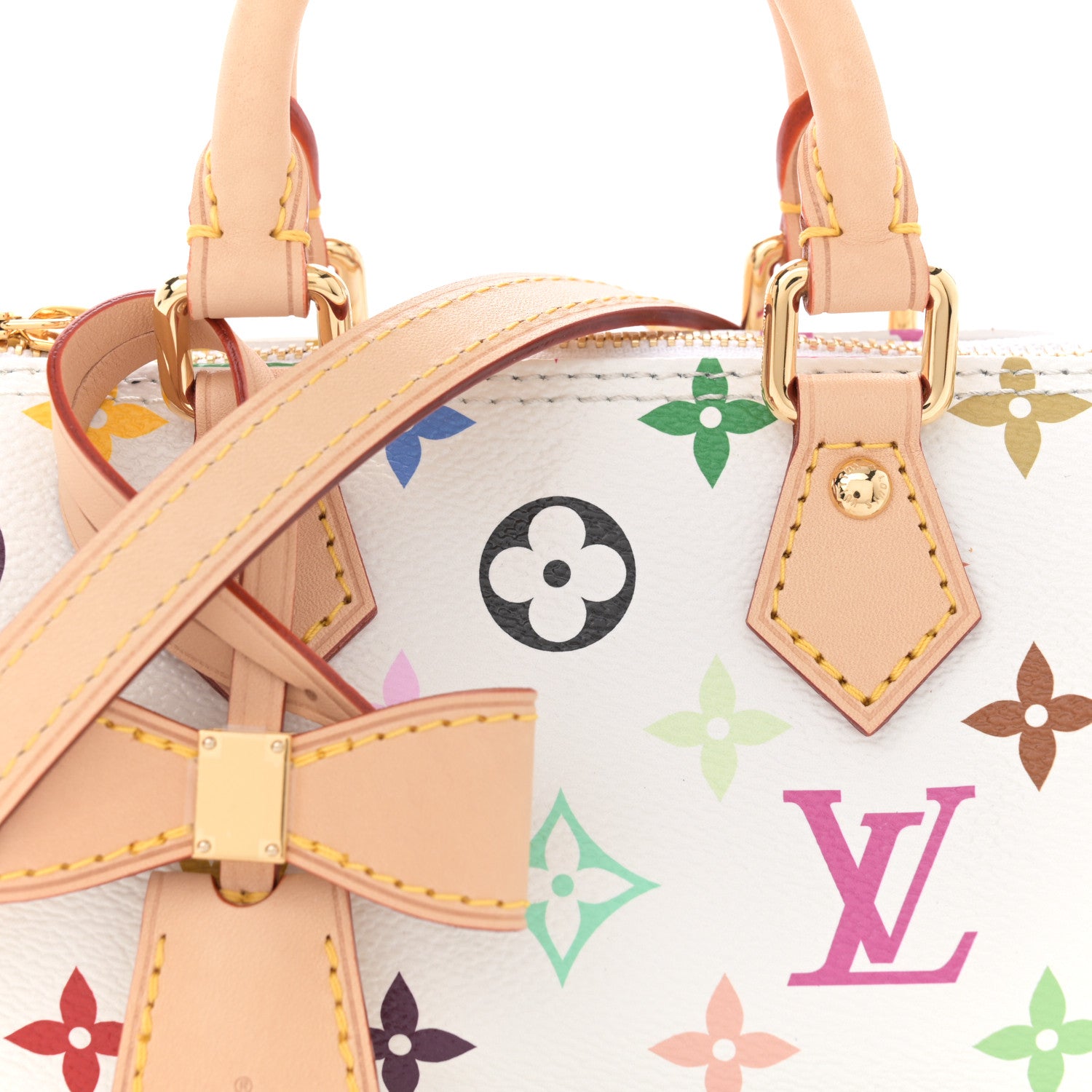Louis Vuitton LV X TM Monogram Multicolor Nano Speedy White 7 of 10