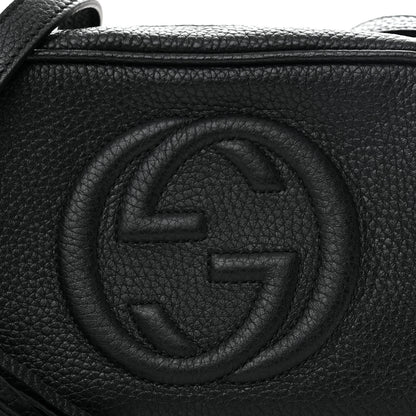 Gucci Pebbled Calfskin Mini Soho Disco Bag Black 8 of 10
