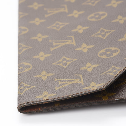 Louis Vuitton Monogram Poche Plate Envelope Clutch MM 17 of 17