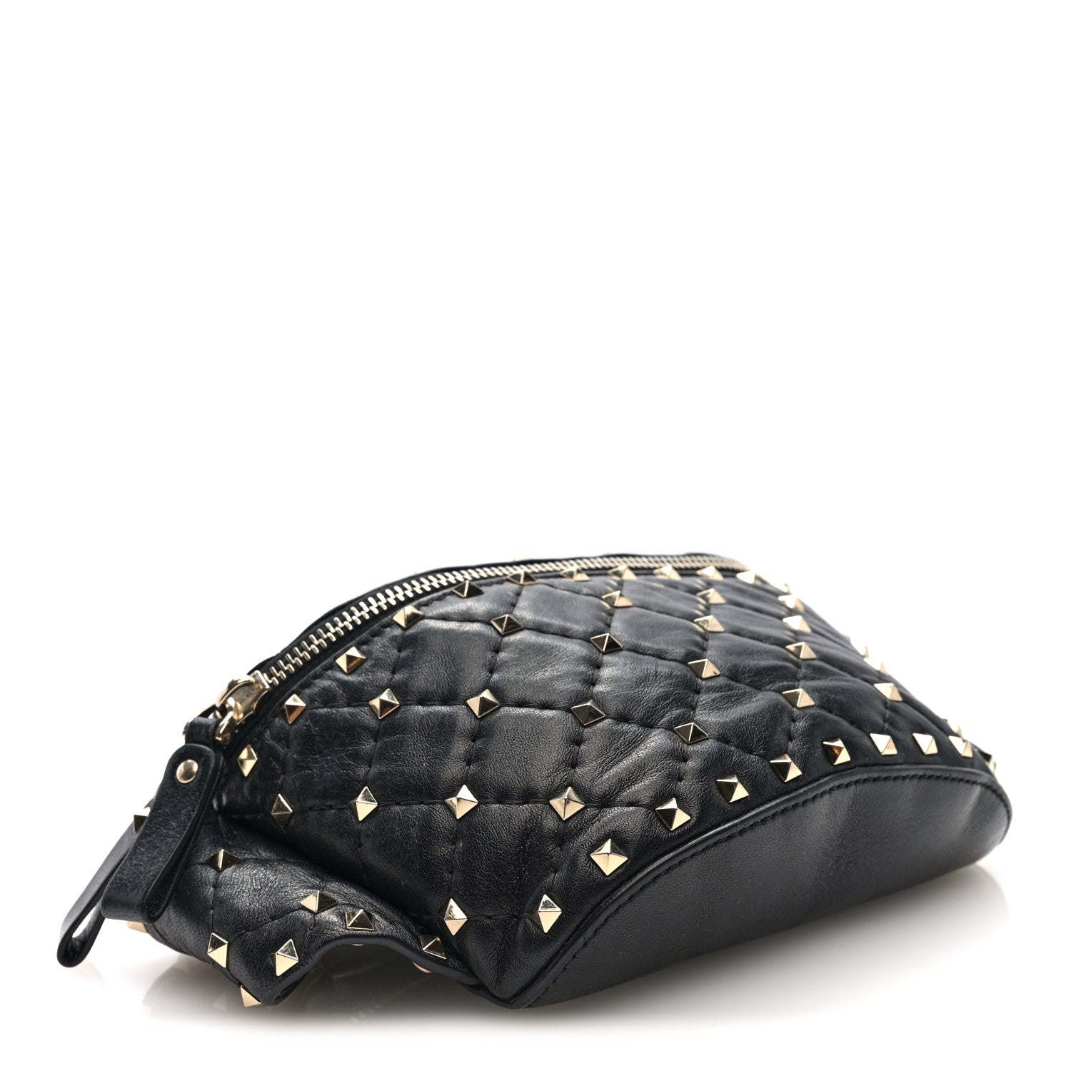 Valentino Garavani Nappa Rockstud Spike Belt Bag 95 Black 4 of 9