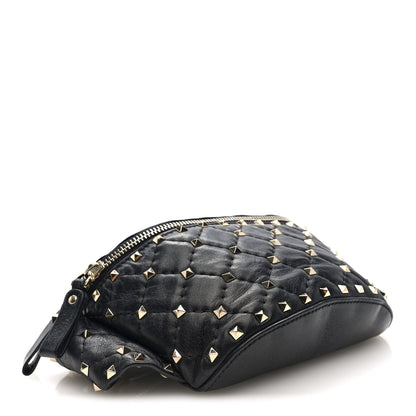 Valentino Garavani Nappa Rockstud Spike Belt Bag 95 Black 4 of 9