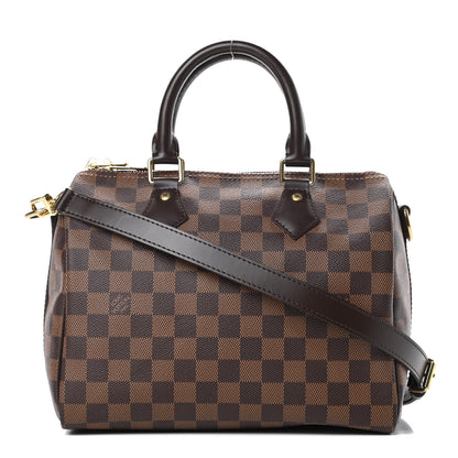 Louis Vuitton Damier Ebene Speedy Bandouliere 25 1 of 10
