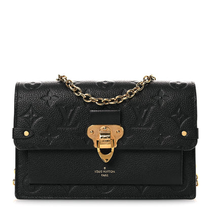 Louis Vuitton Empreinte Vavin Chain Wallet Black 1 of 10