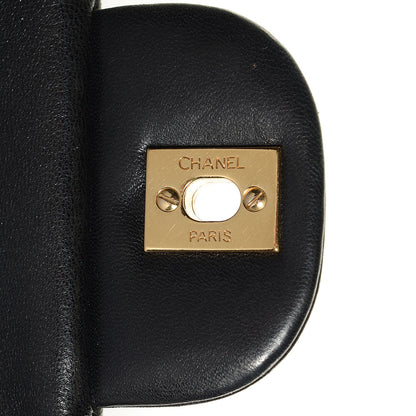 Chanel Lambskin Quilted Maxi Single Flap Black 8 of 8