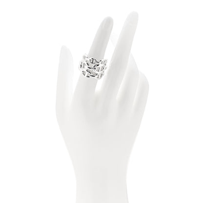 Hermes Sterling Silver GM Chaine d'Ancre Enchainee Band Ring 54 7 2 of 7